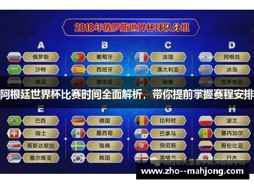 阿根廷世界杯比赛时间全面解析，带你提前掌握赛程安排